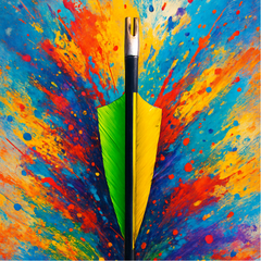 Kühlschrankmagnet, 4er Set Bogensport