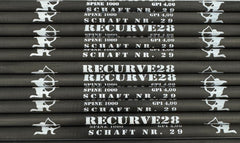 Fertigpfeil Recurve28 Schaft Nr. 29 Natur