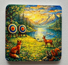 Kühlschrankmagnet, 4er Set Bogensport