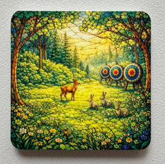 Kühlschrankmagnet, 4er Set Bogensport