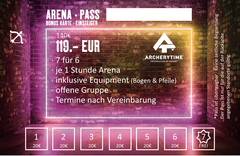 ArcheryTime Pass 7 für 6 Einsteiger